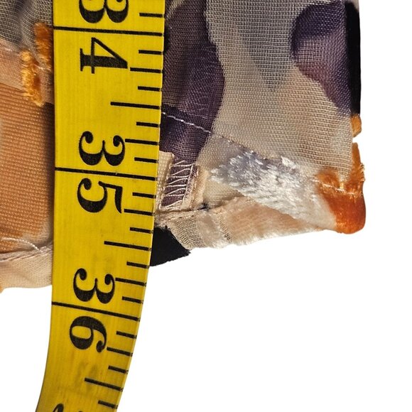 Cabi Women’s Mini Slip Dress Abstract Print S Artcore Espresso Fall Layering - Picture 10 of 11